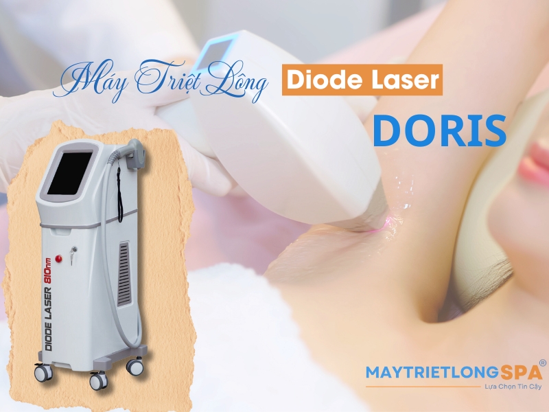 máy triệt lông spa Diode laser chính hãng