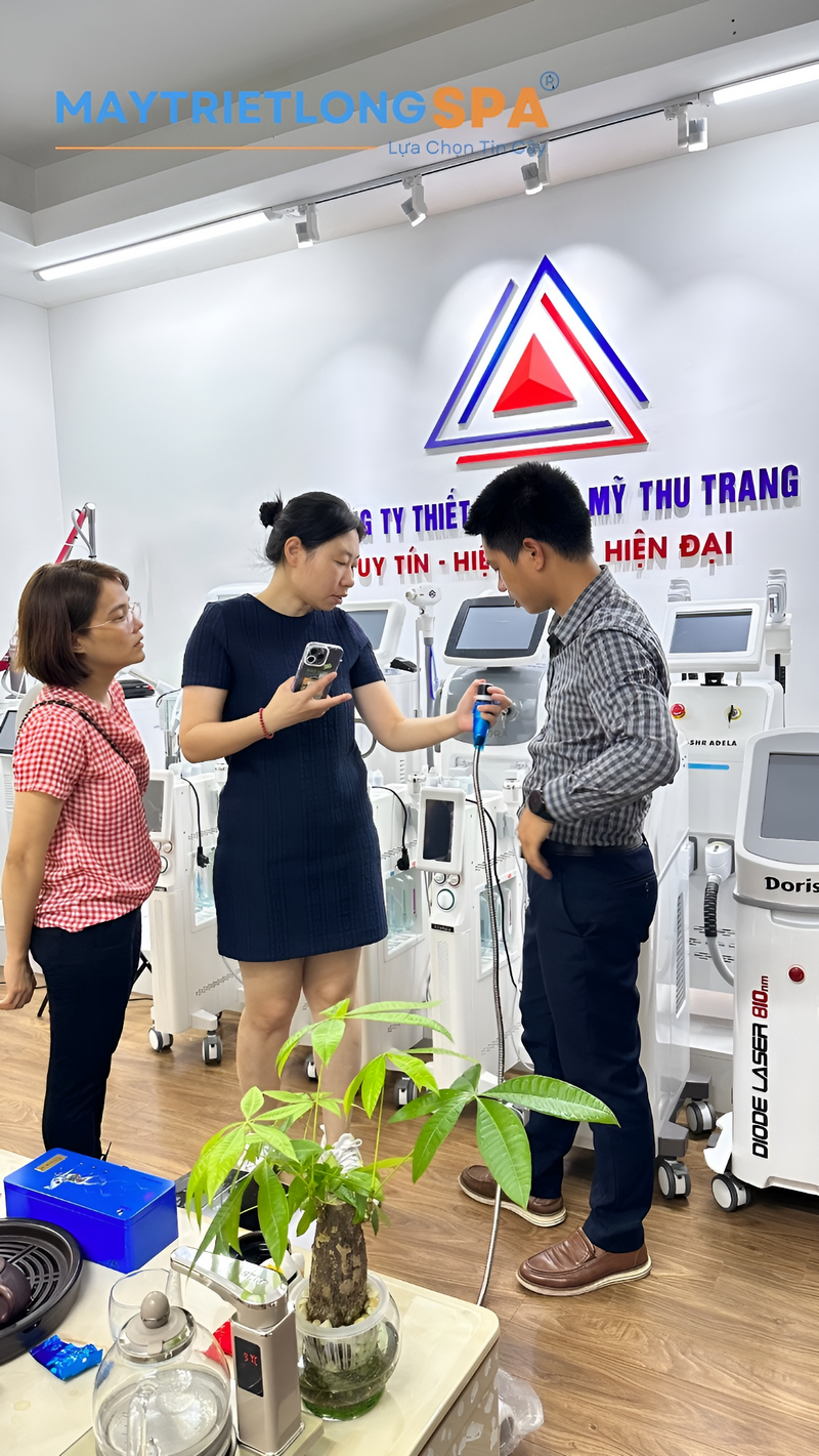 Công ty Thu Trang là một công ty chuyên nhập khẩu các dòng máy triệt lông chính hãng phân phối tại thị trường Việt Nam