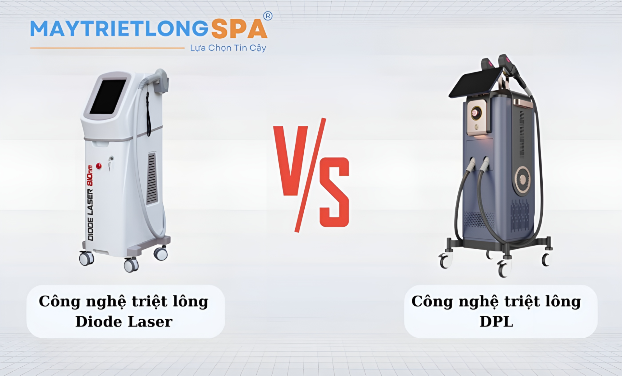 So sánh công nghệ triệt lông Diode laser và DPL