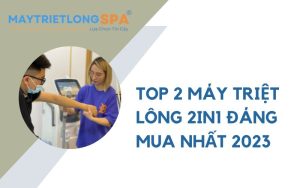 máy triệt lông 2in1
