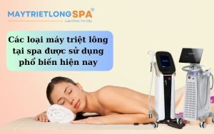 máy triệt lông tại spa